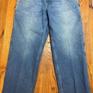 Carhartt Men's Carpenter light wash loose fit Blue‎ Jeans